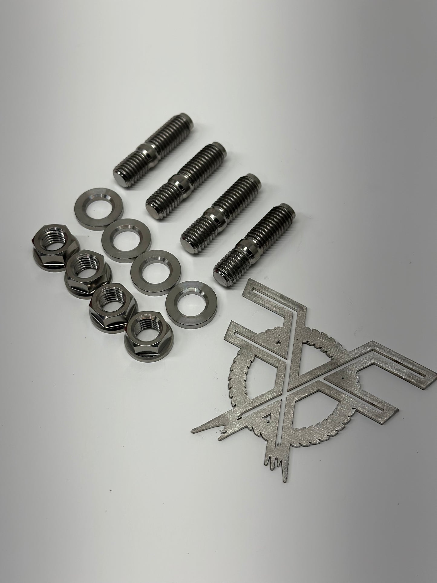 Titanium Turbo to T4 Flange Stud Kit – 4pc (Raw Finish)