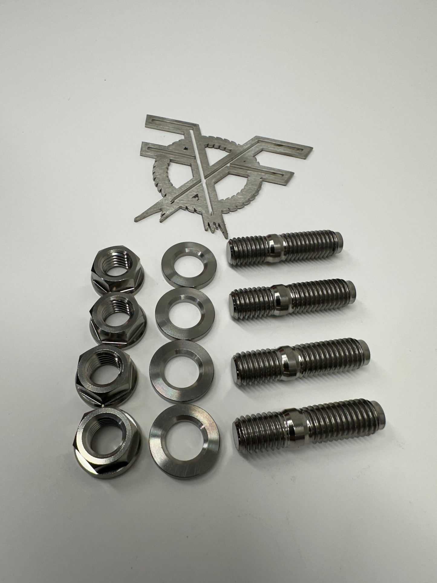Titanium Turbo to T4 Flange Stud Kit – 4pc (Raw Finish)