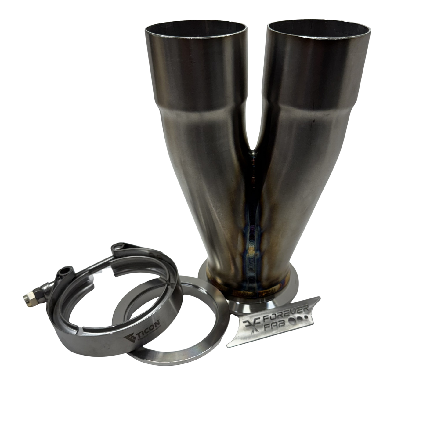 Universal Stainless Exhaust Merge Y Pipe